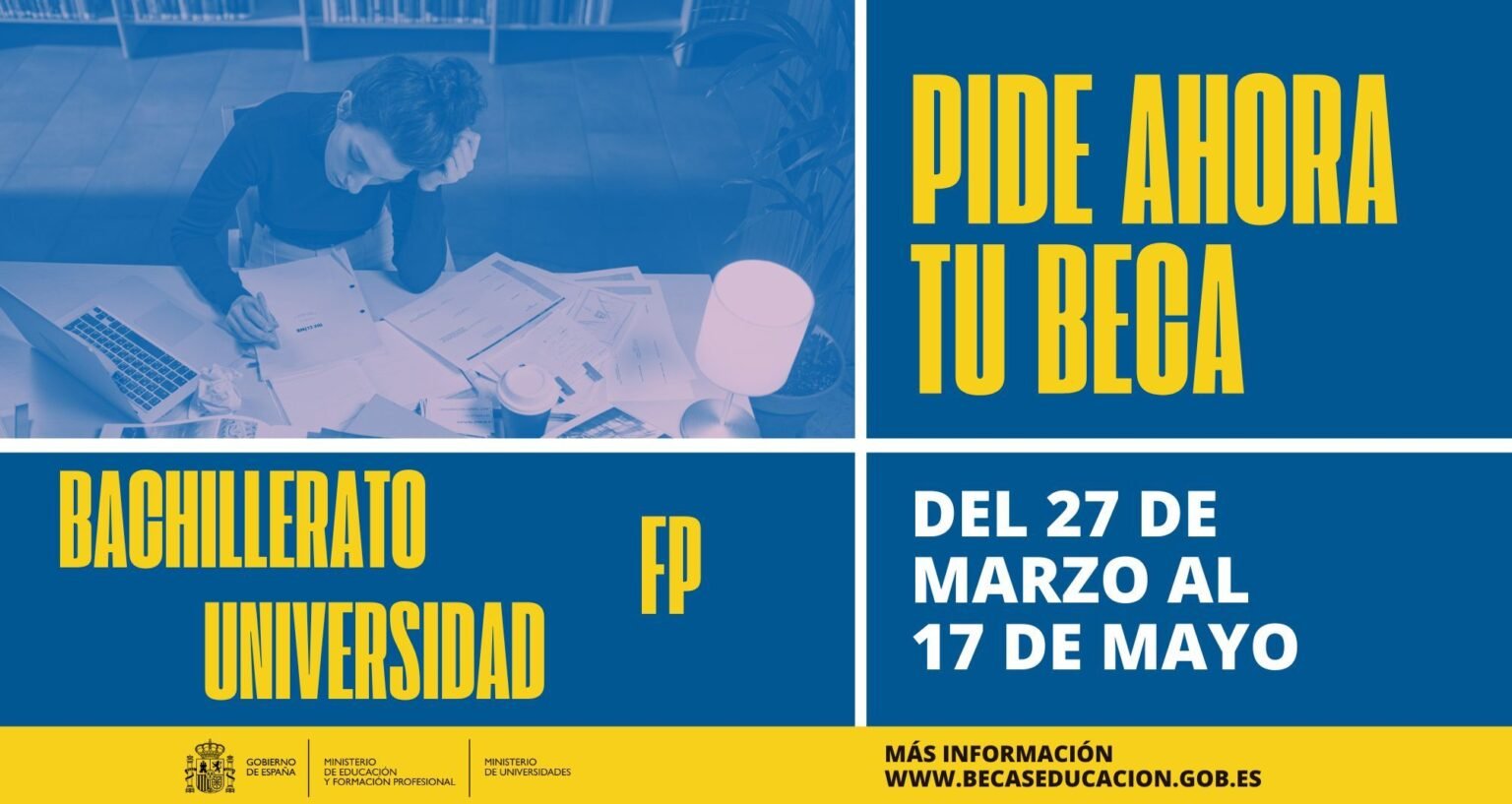 Solicitud de la beca del Ministerio de Educación para estudios ...