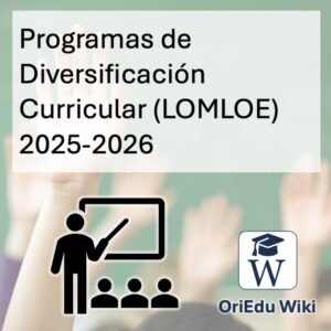 Programas de Diversificación Curricular (LOMLOE) 2025-2026