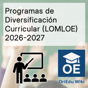 Programas de Diversificación Curricular (LOMLOE) 2026-2027